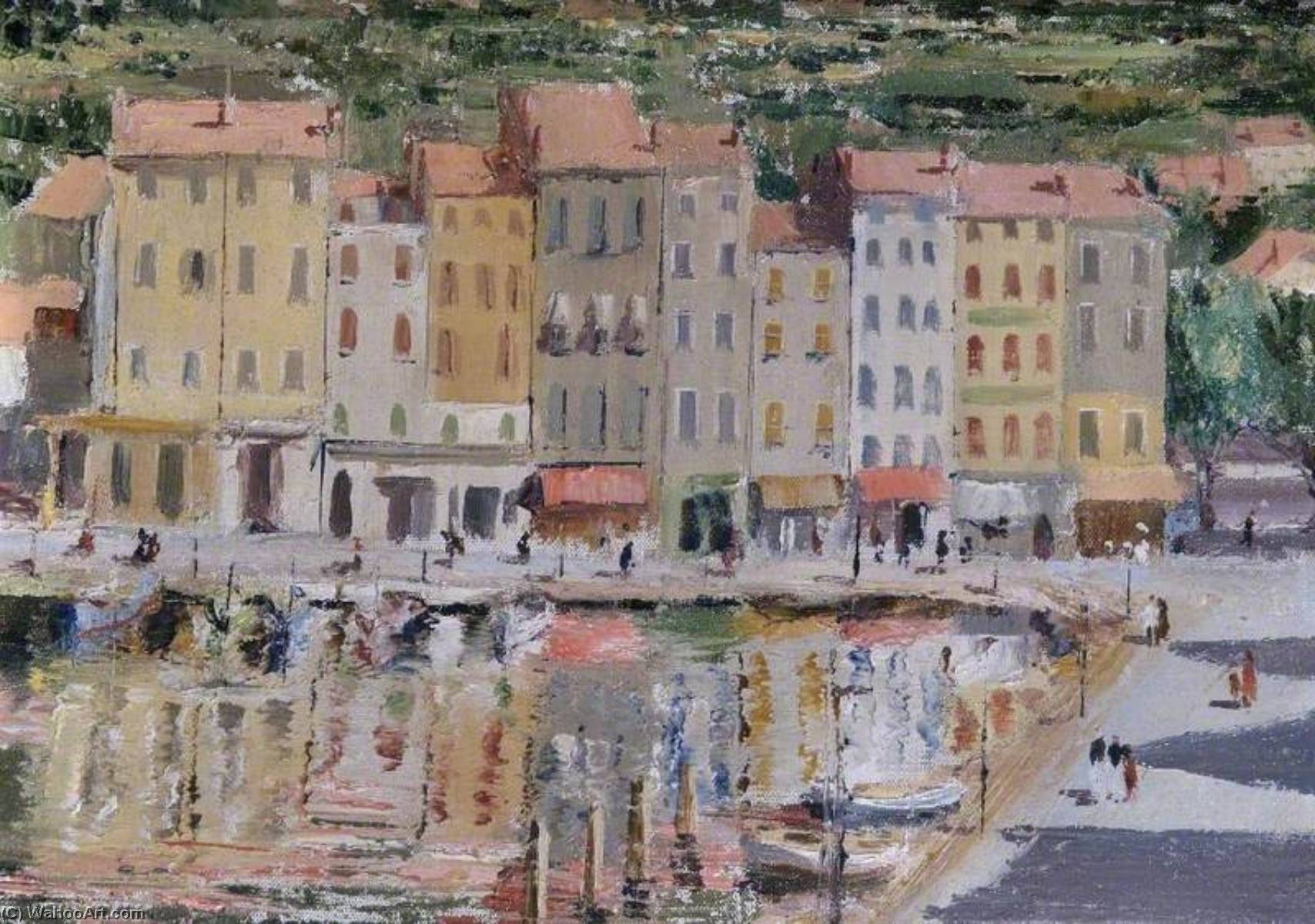 Quayside Scene, St Mandrier, France — Leila Faithfull
