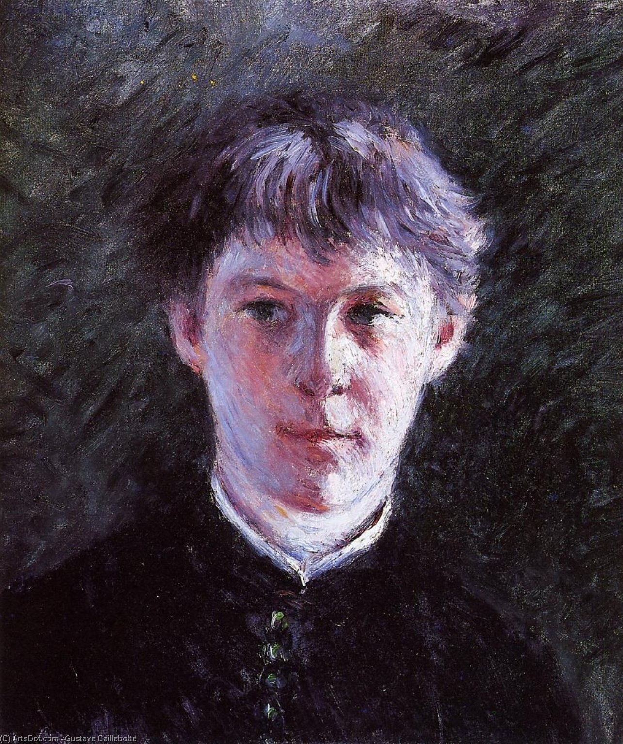 Portrait Of A Schoolboy — Gustave Caillebotte