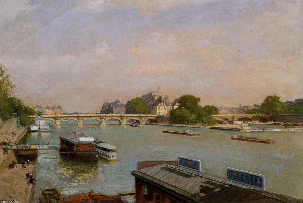 View Of The City — Dit Luigi Loir Aloys François Joseph Loir