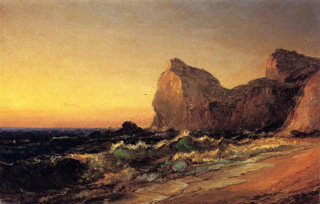 Coastal Scene — Jasper Francis Cropsey