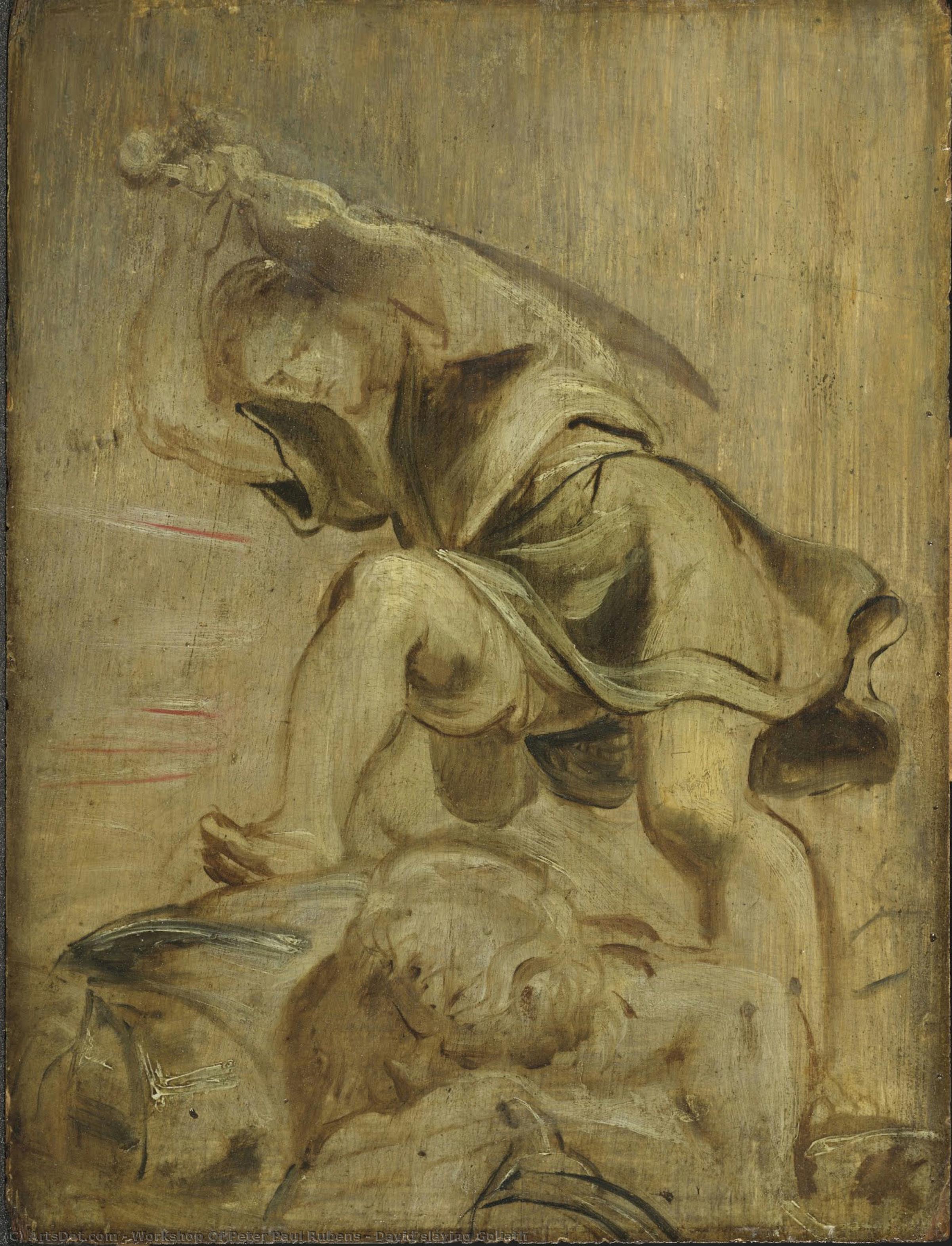 David Slaying Goliath — Мастерская Питера Пауля Рубенса