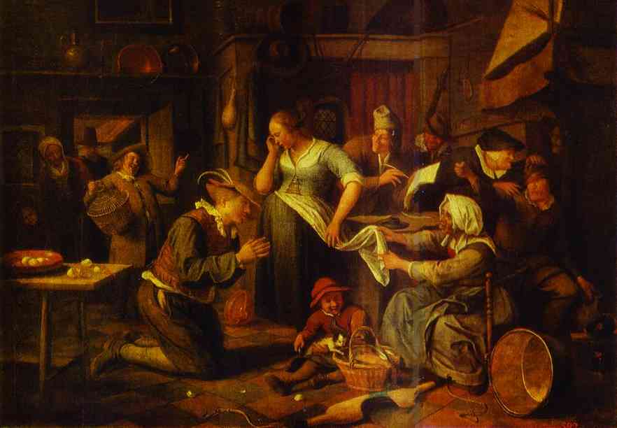 Signing Of A Marriage Contract — Jan Havickszoon Steen