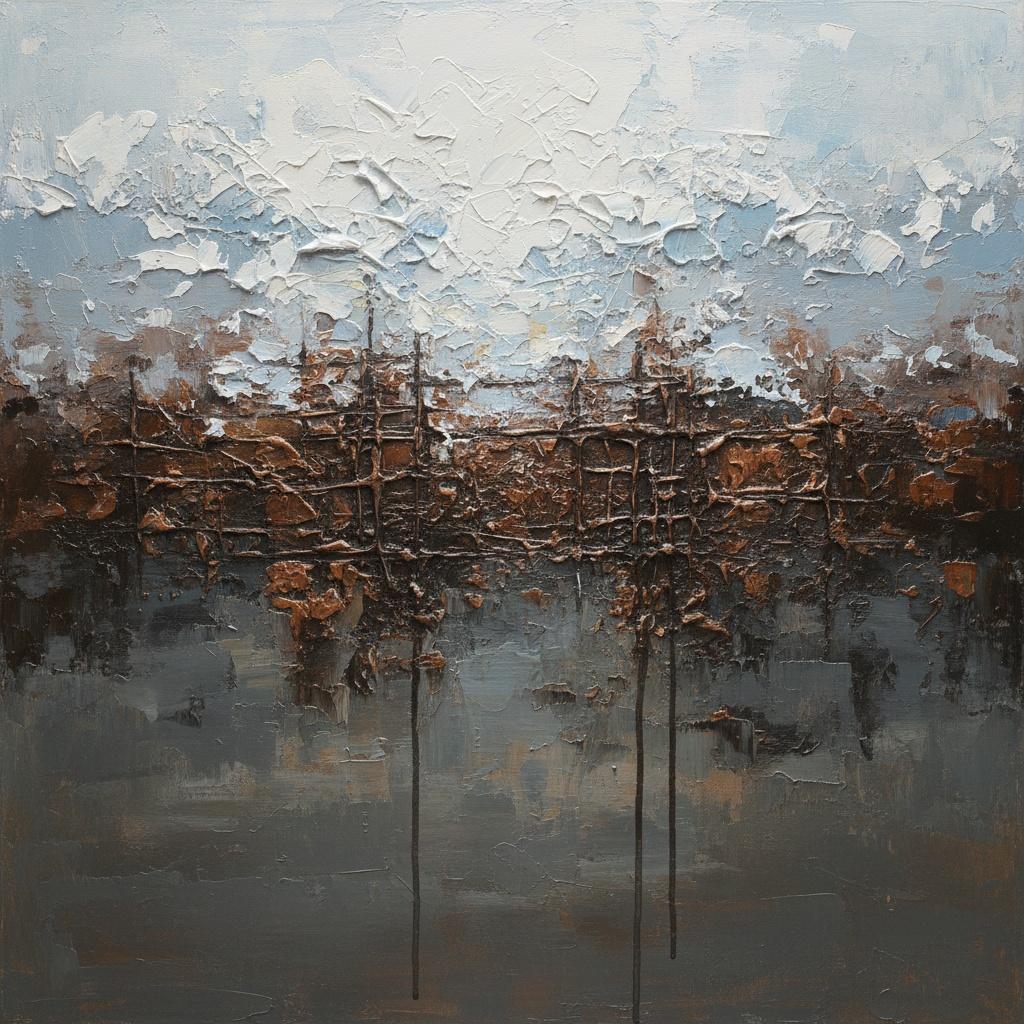 Fragmented Horizons: A Monumental Study Of Earth, Ether, And Descending Shadows — David Moreau