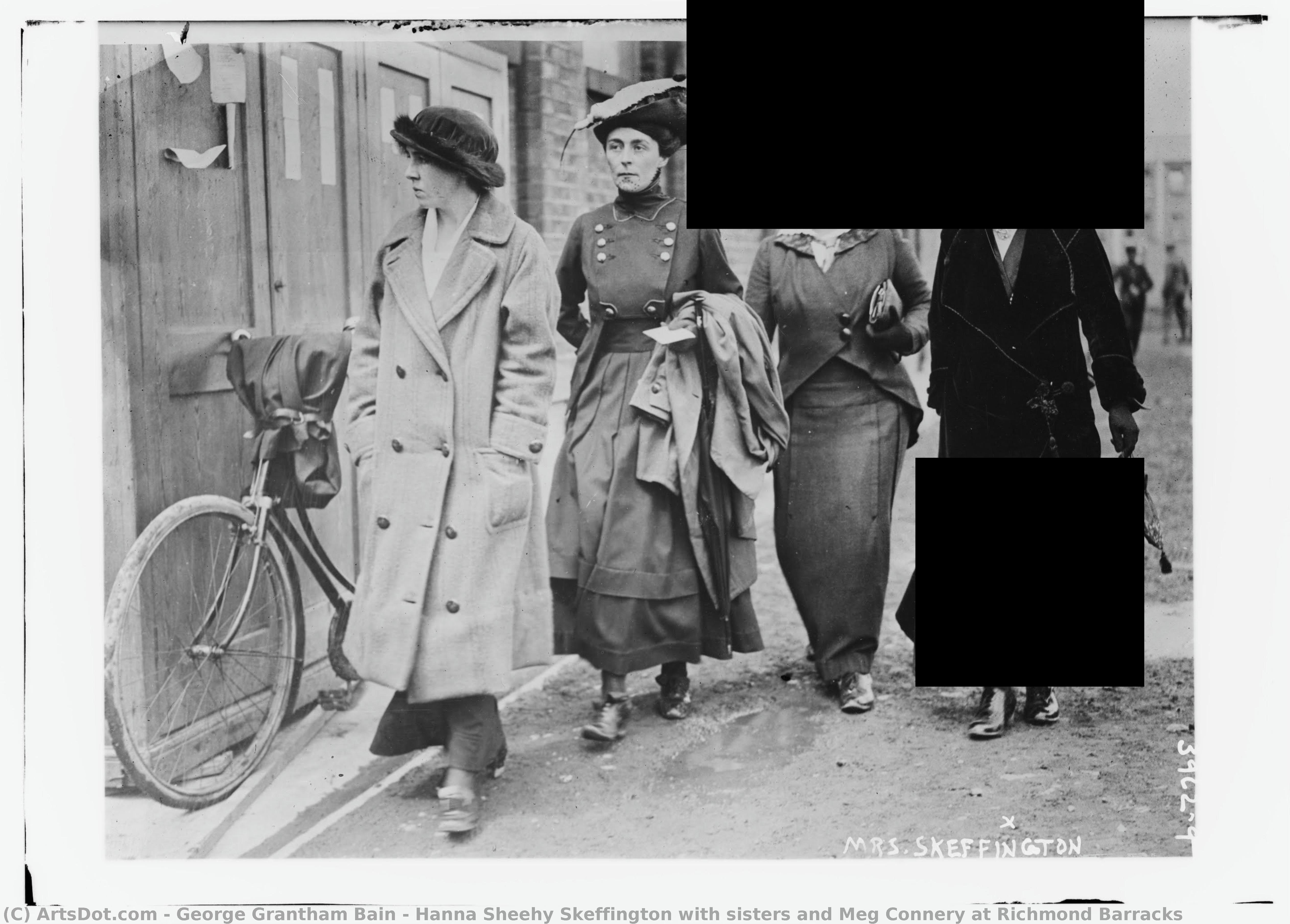 Hanna Sheehy Skeffington With Sisters And Meg Connery At Richmond Barracks — George Grantham Bain