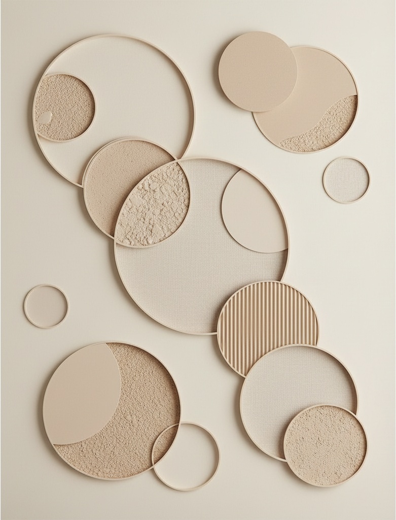 Ethereal Orbits In Sand And Silence: A Monochromatic Study Of Serene Geometry — David Moreau