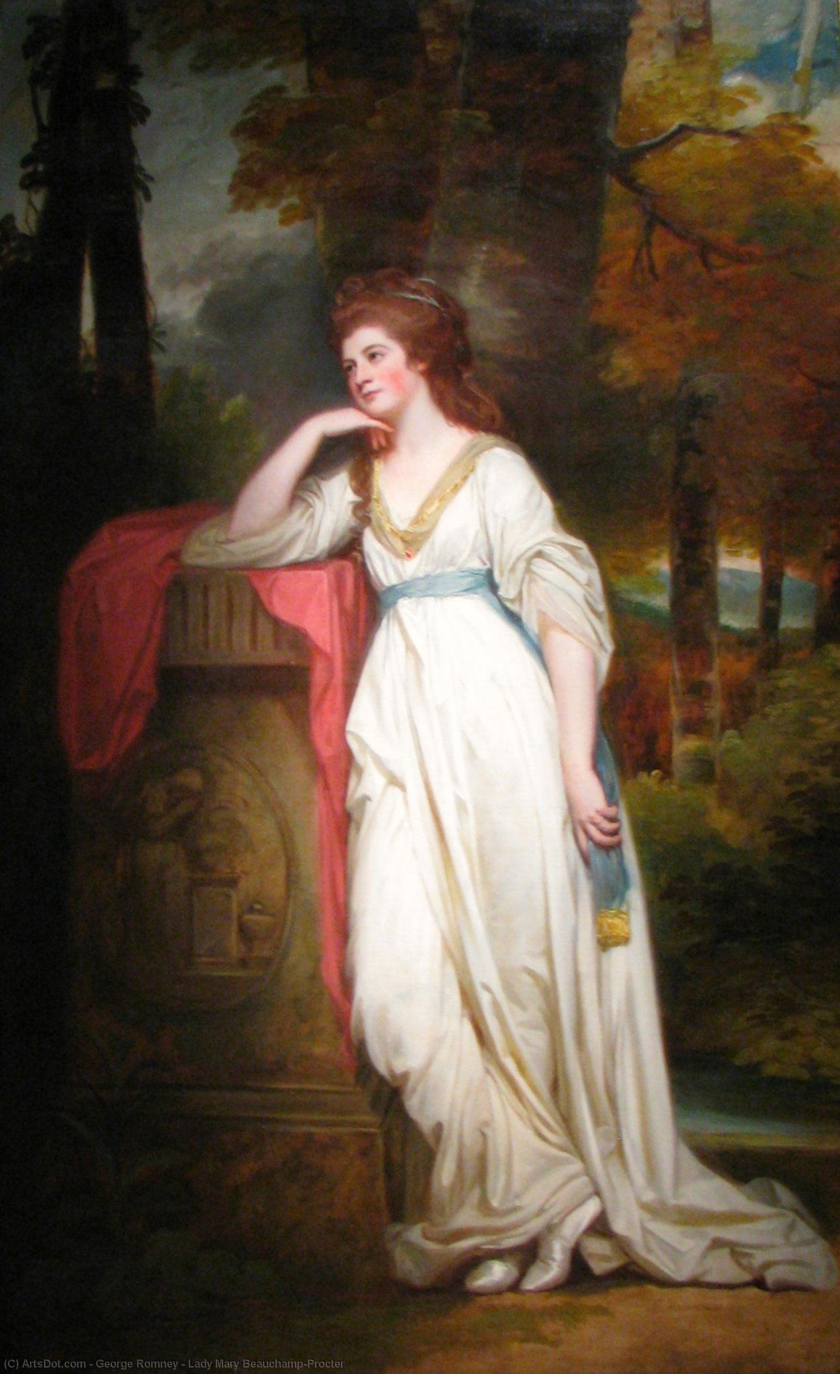 Lady Mary Beauchamp-procter — George Romney