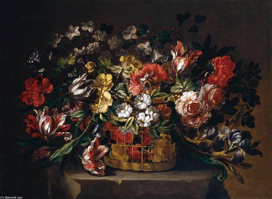 Flowers In A Basket — Gabriel De La Corte
