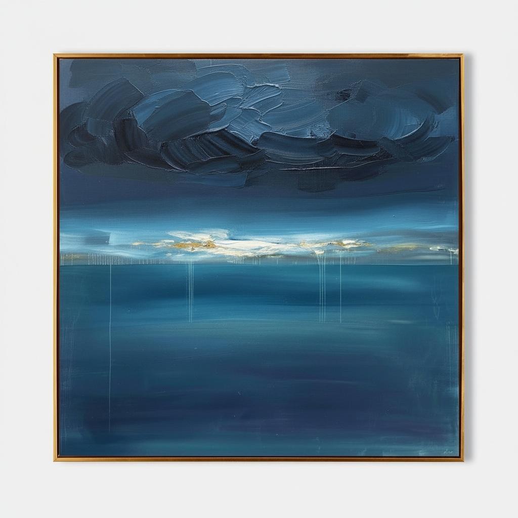 Ephemeral Horizon: A Monumental Study Of Midnight Storms And Gilded Light — Christian Noiret
