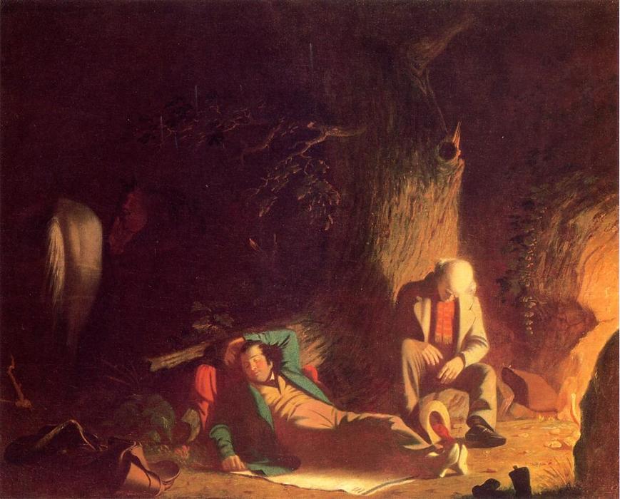 Belated Wayfarers — George Caleb Bingham