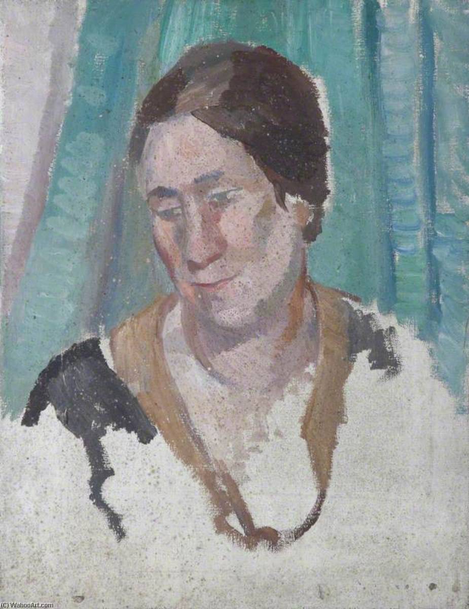 Study Of The Bust Of An Unknown Older Woman (verso) (unfinished) — Evelyn Alice Clutton Brock