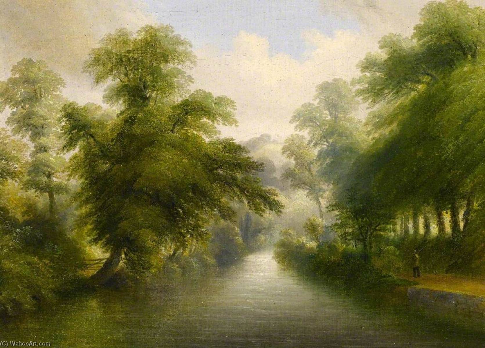 Mill Stream At Pynes, Devon — John Wallace Tucker