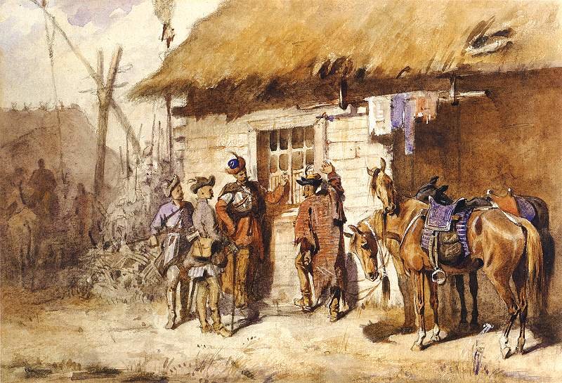 Before Lisowczycy Gospoda — Josef Von Brandt