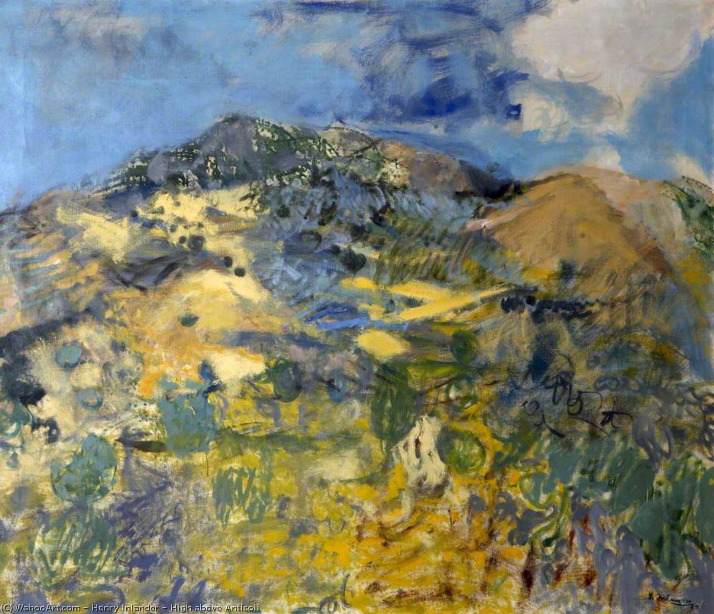 High Above Anticoli — Henry Inlander