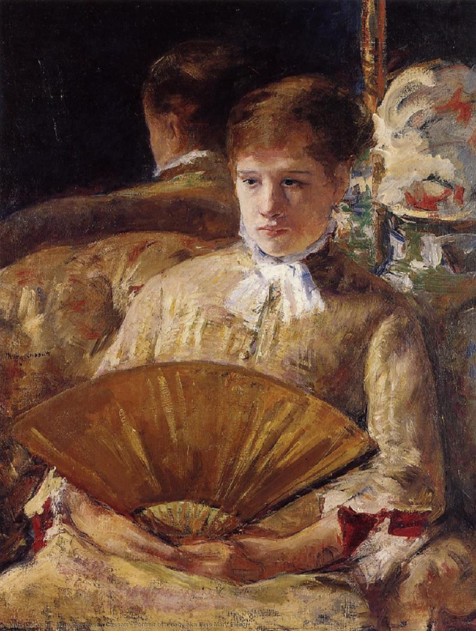 Portrait Of A Lady Aka Miss Mary Ellison — Mary Stevenson Cassatt