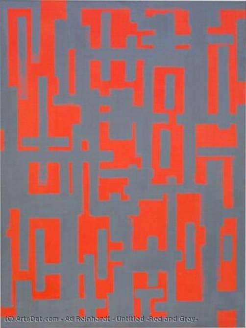 Untitled (red And Gray) — Ад Рейнхардт