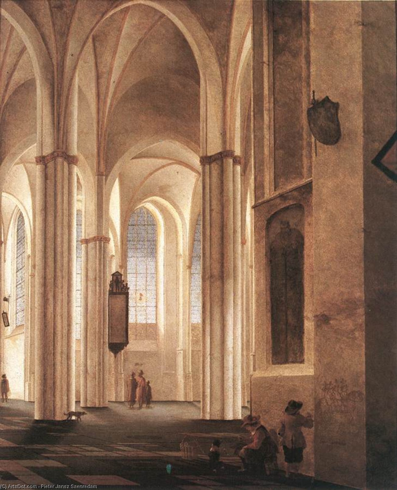 The Interior Of The Buurkerk At Utrecht — Pieter Jansz. Saenredam