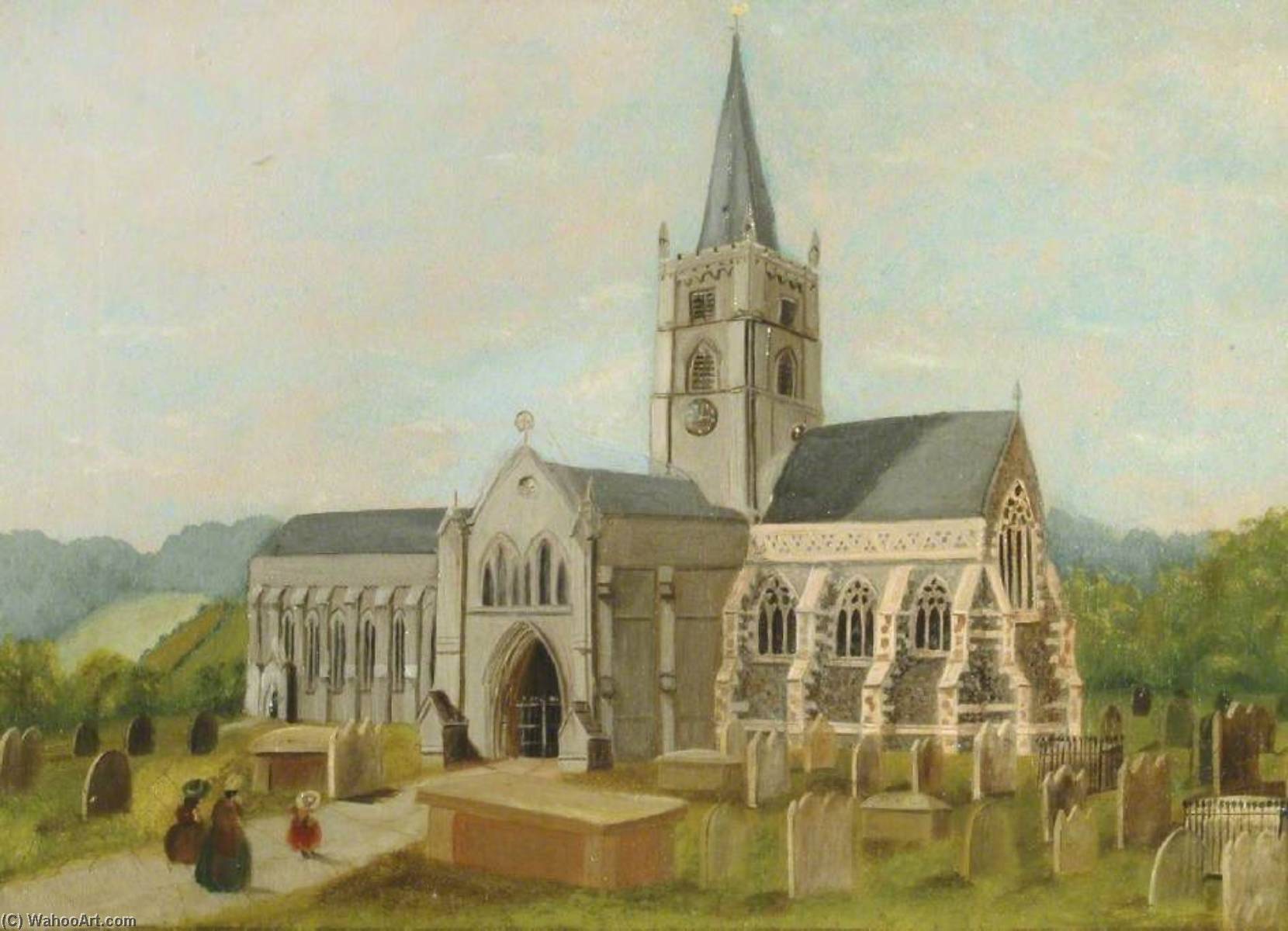 St Martin's Intermediate Church Exterior, Dorking, Surrey — John Beckett