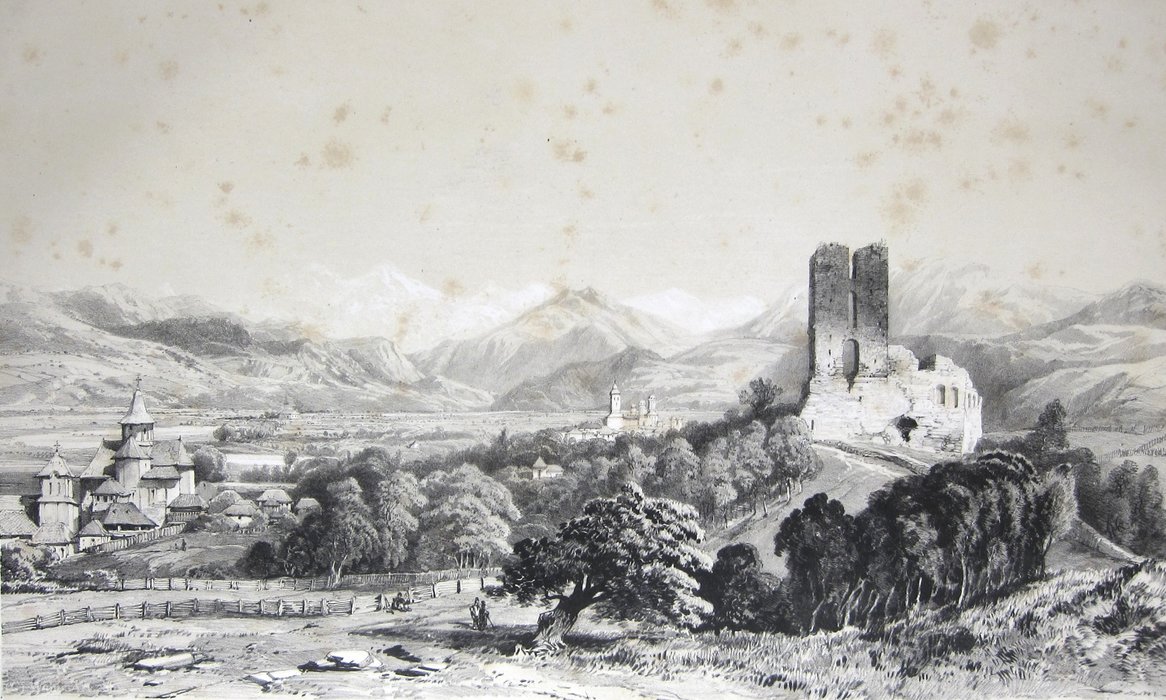 View Of The City And The Monastery Of Argis — Eugène Cicéri