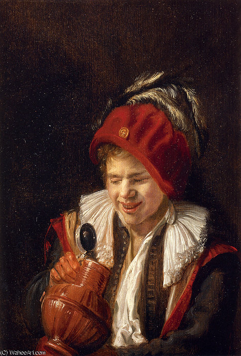 Kannekijker A Youth With A Jug — Judith Jans Leyster