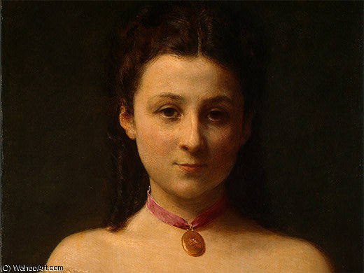 Mademoiselle De Fitz James (detail 1) - — Henri Fantin-latour