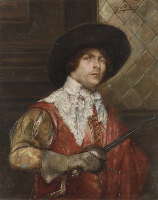 A Cavalier Holding A Sword — Alex De Andreis