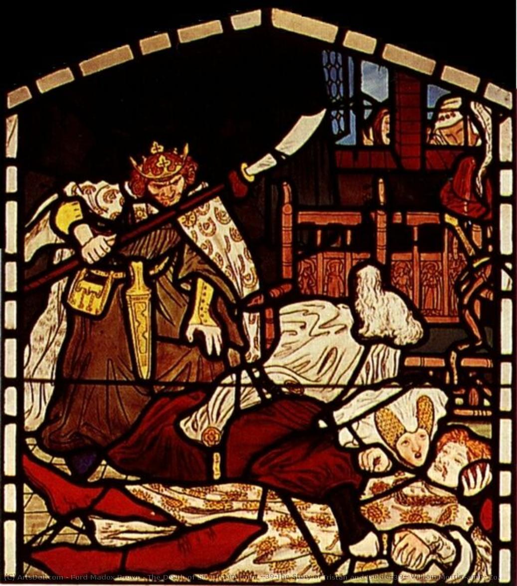 The Death Of Sir Tristan, From 'the Story Of Tristan And Isolde', William Morris & Co. — Ford Madox Brown