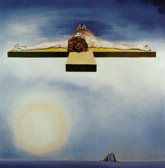 Gala's Christ (stereoscopic Work, Right Component), 1978 — Salvador Dalí