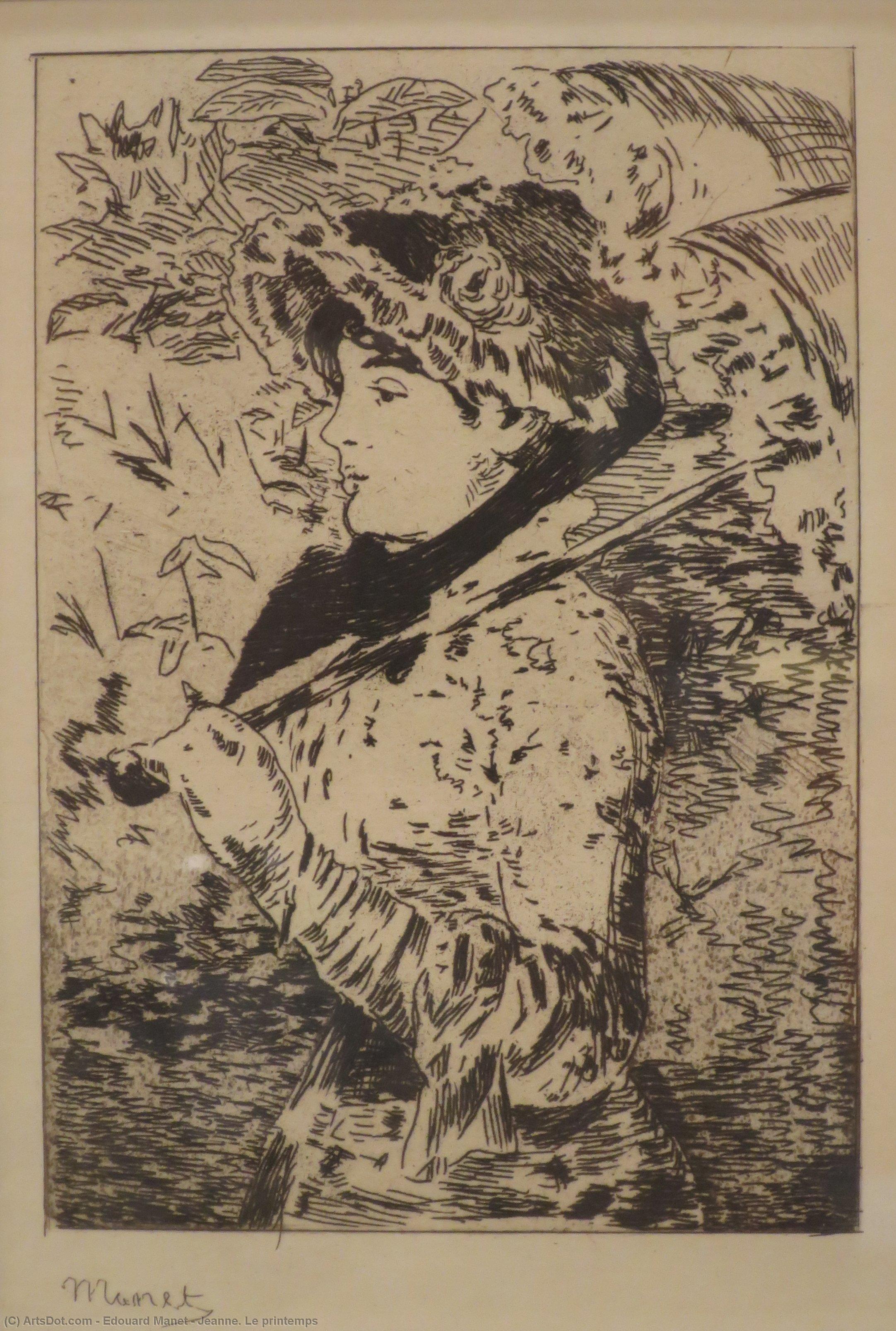 Jeanne. Le Printemps — Édouard Manet