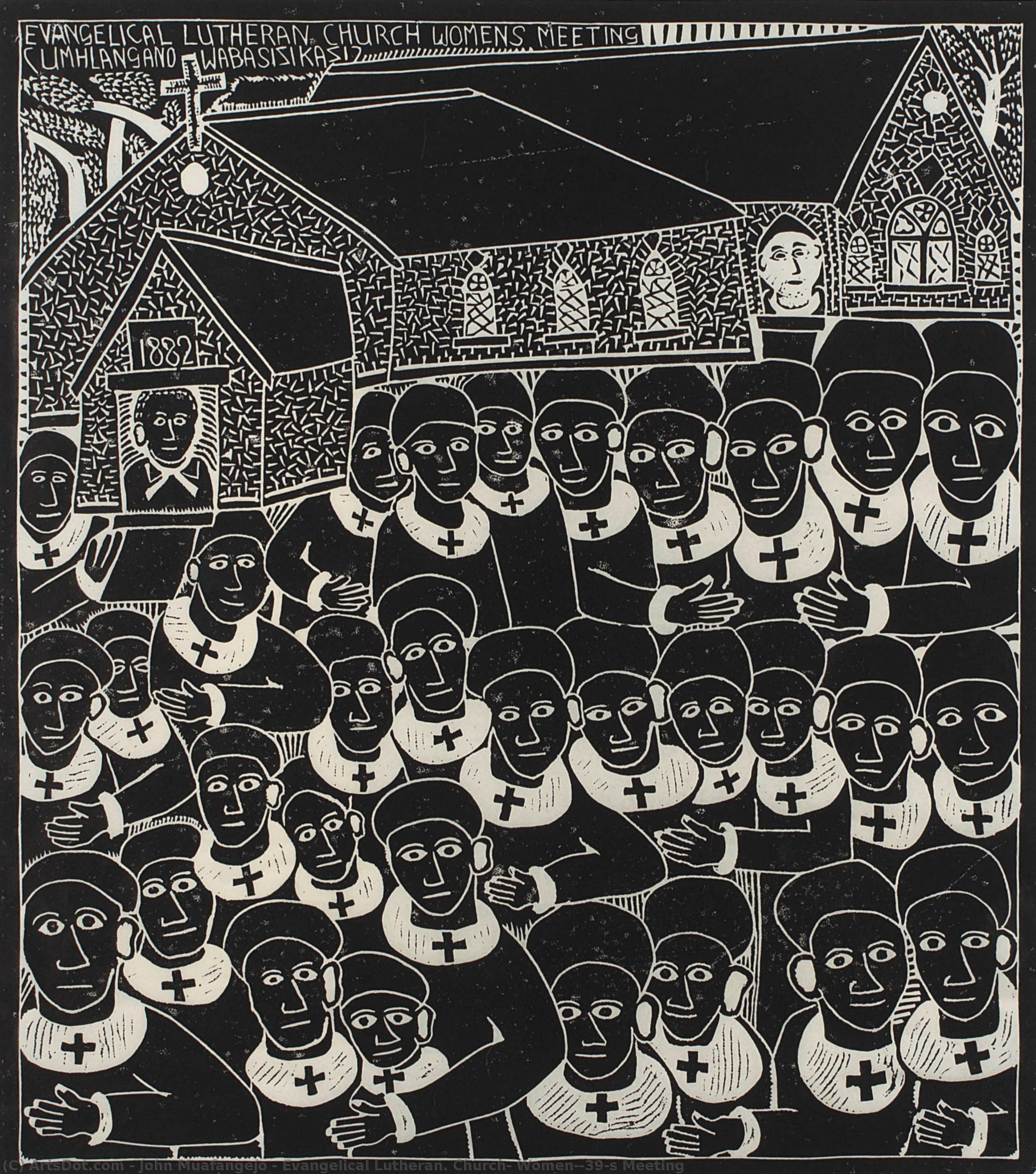 Evangelical Lutheran. Church, Women's Meeting — John Muafangejo