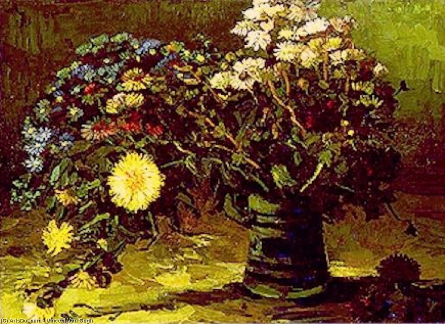 Vase With Daisies — Vincent Willem Van Gogh