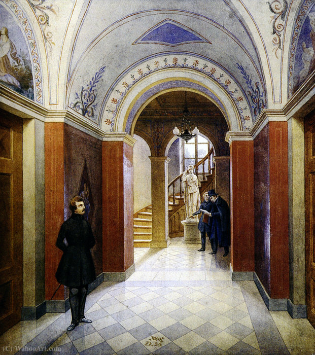 Flur Im Wohnhaus — Wilhelm Von Schadow