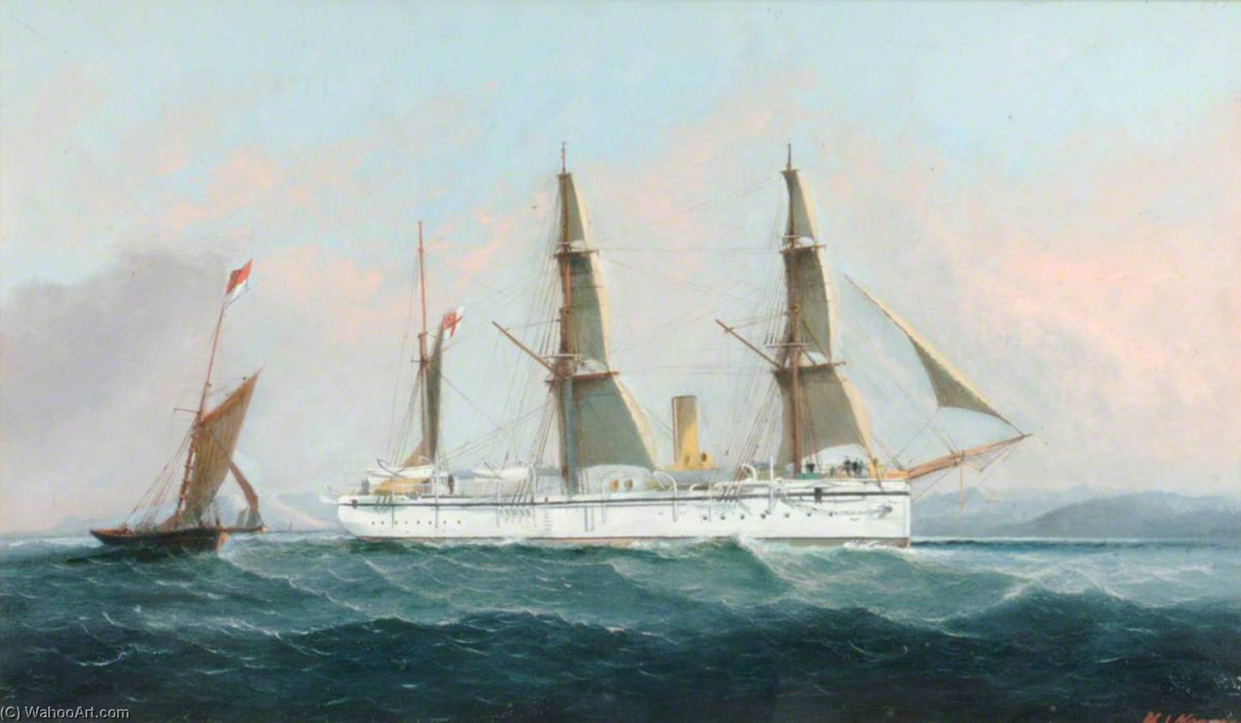 Hms 'wanderer', 1887–1891 — Henry J Morgan