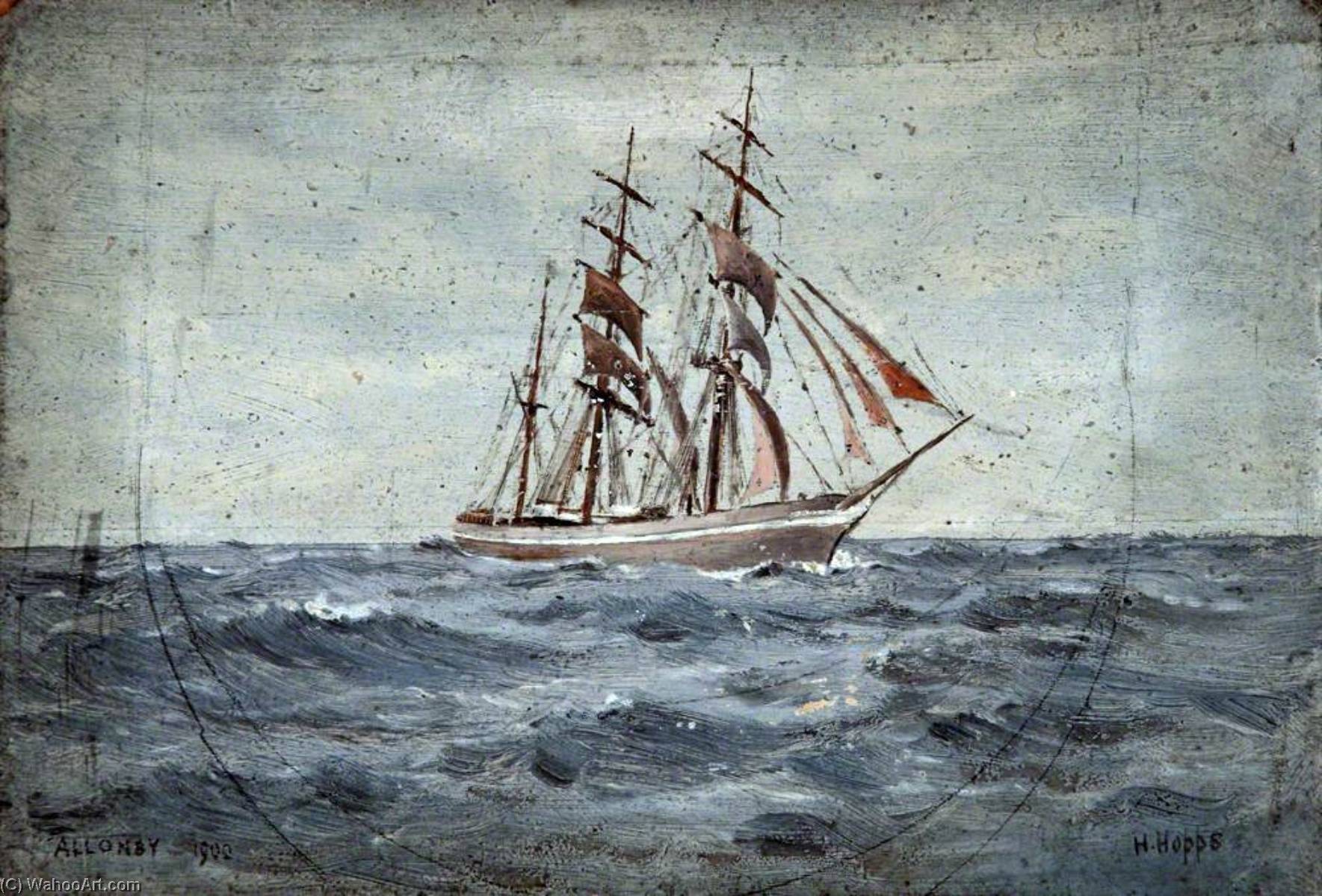 Sketch Of 'alconby', 1900 — Harold Hopps