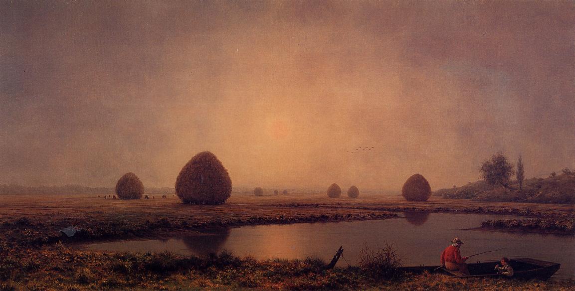 Sunrise On The Marshes — Martin Johnson Heade