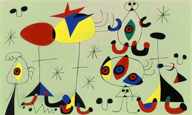 Fiesta Snob Para La Princesa — Joan Miró