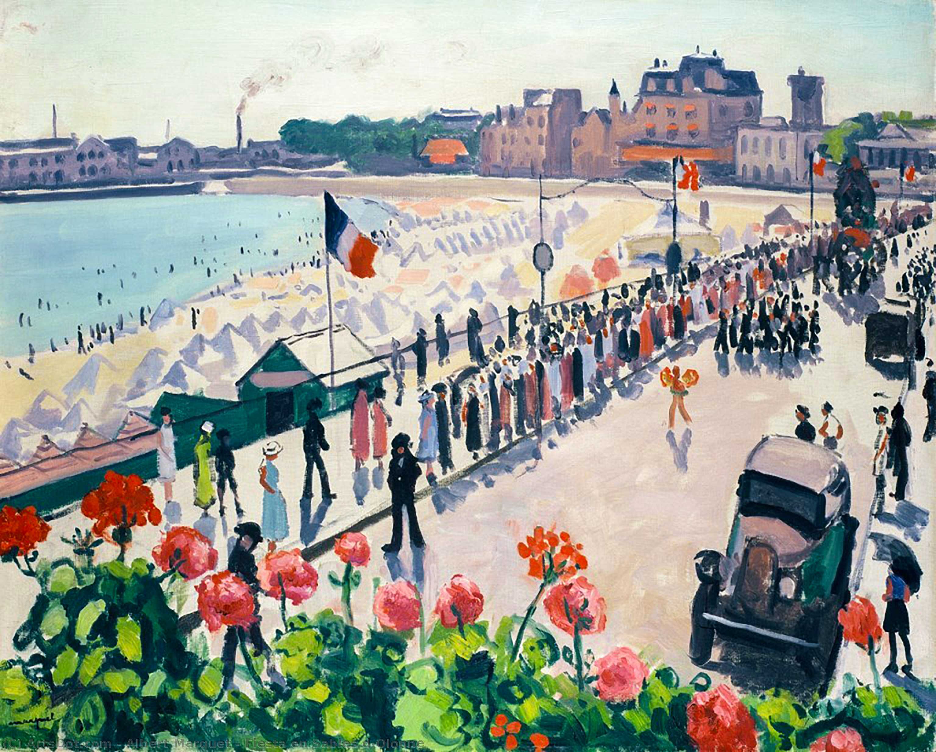 Party In Sables D´olonne — Albert Marquet