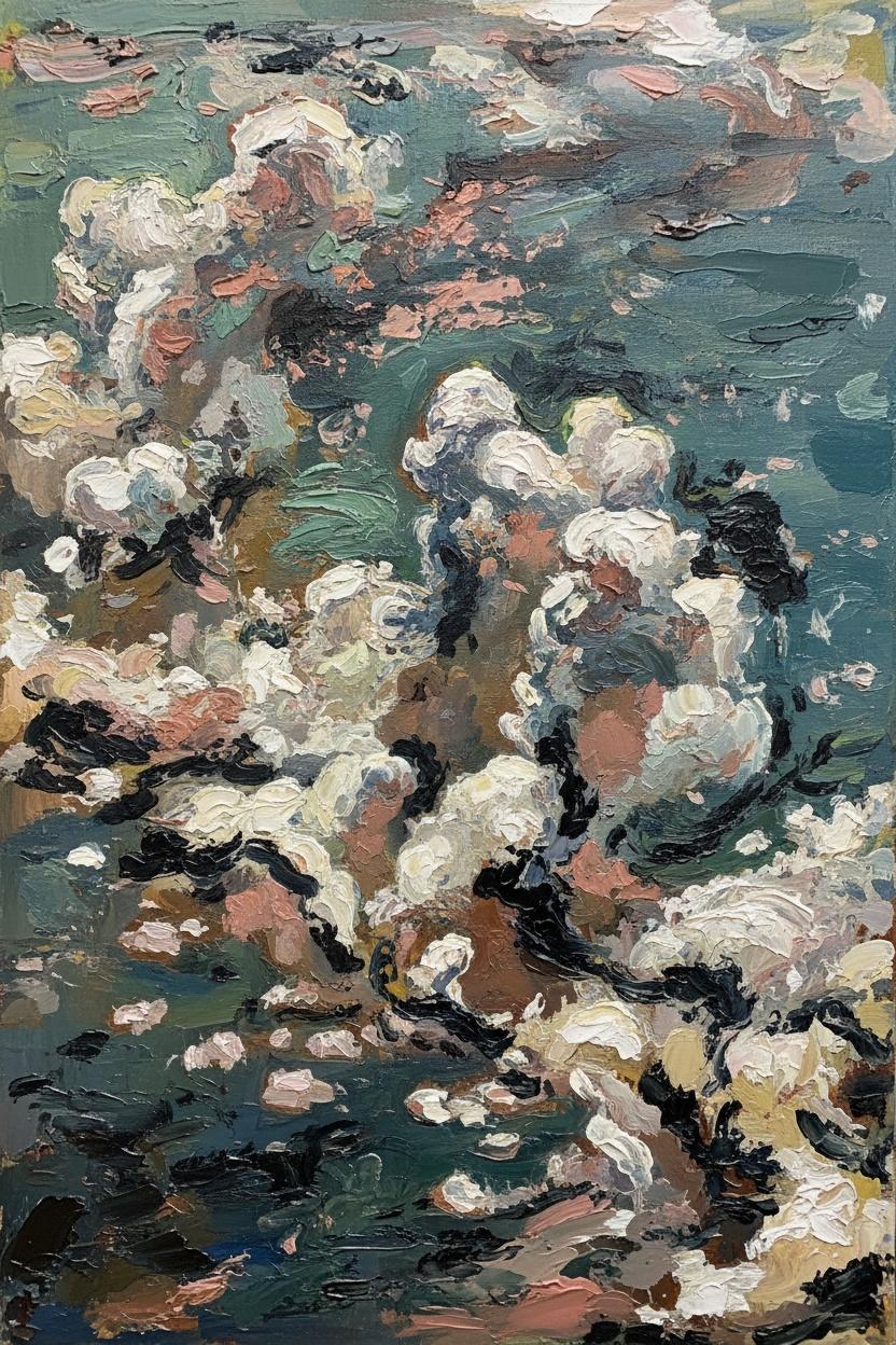 Ephemeral Bloom: Nocturne In Verdant Hues — Jacques Villedieu