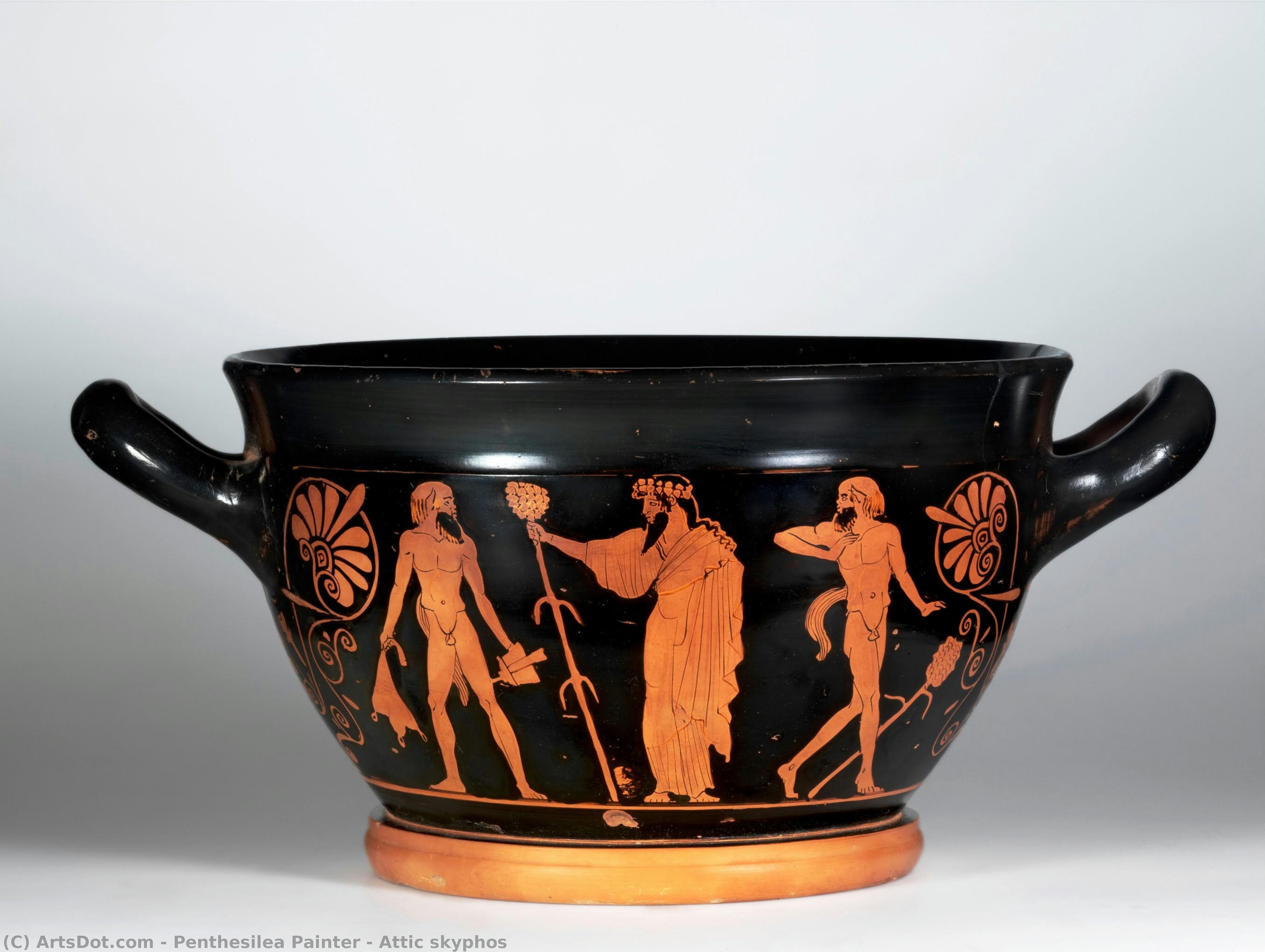 Attic Skyphos — Penthesilea Painter