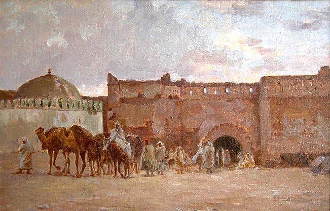 Bab El Khemis À Marrakech (titre Inscrit) — Joseph-félix Bouchor
