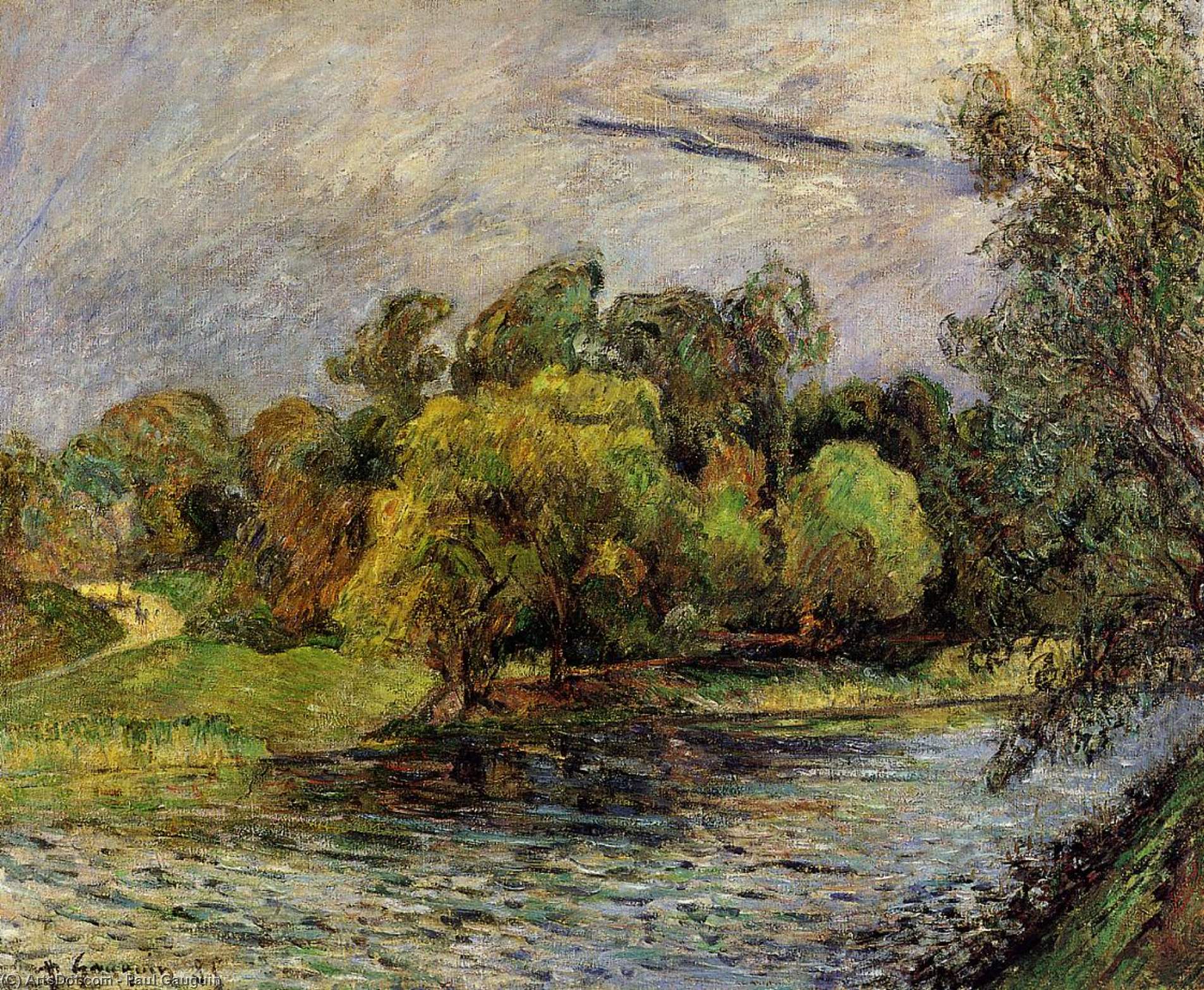 Ostervold Park, Copenhagen — Eugène Henri Paul Gauguin