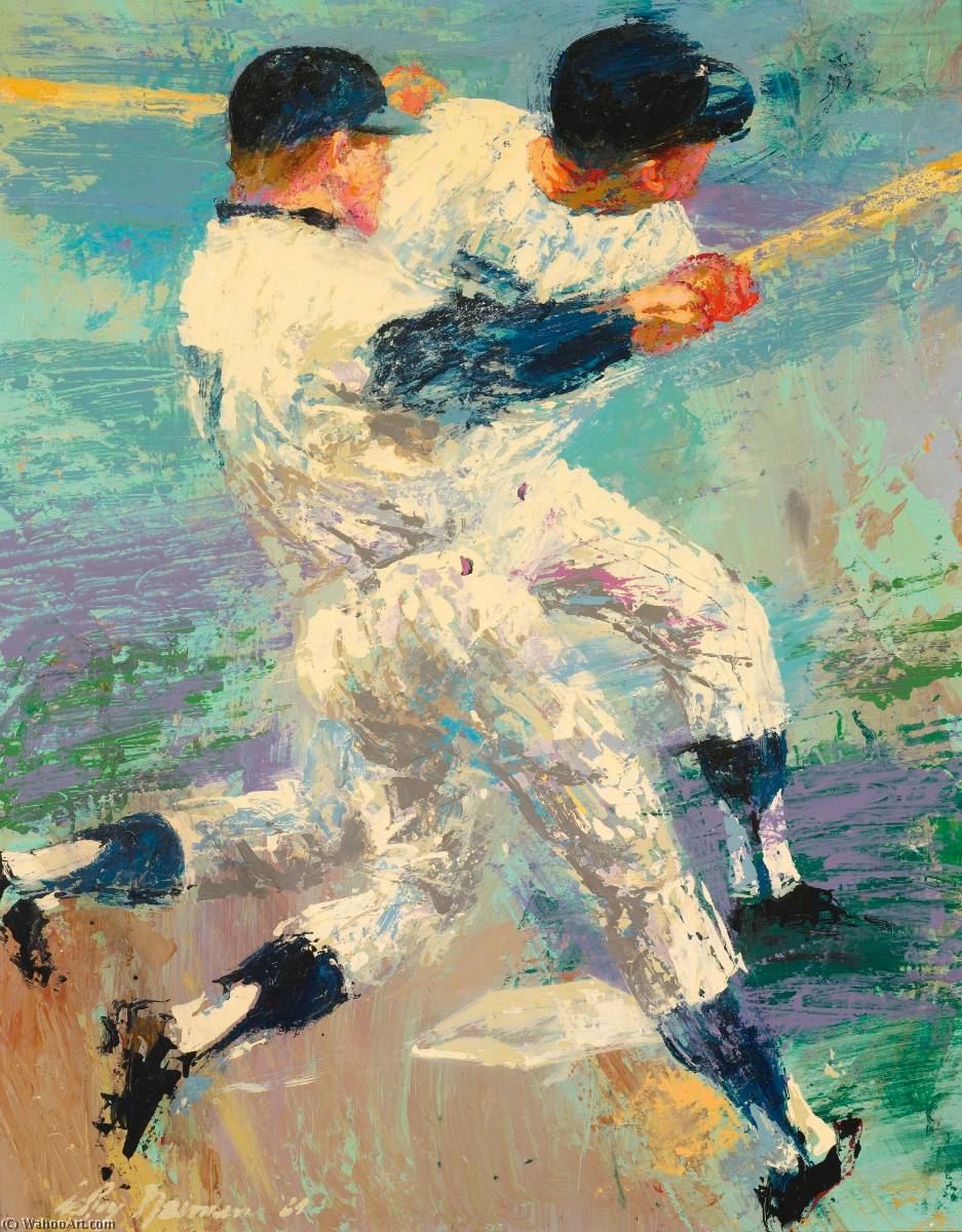 Mickey Mantle, Switcher — Leroy Neiman