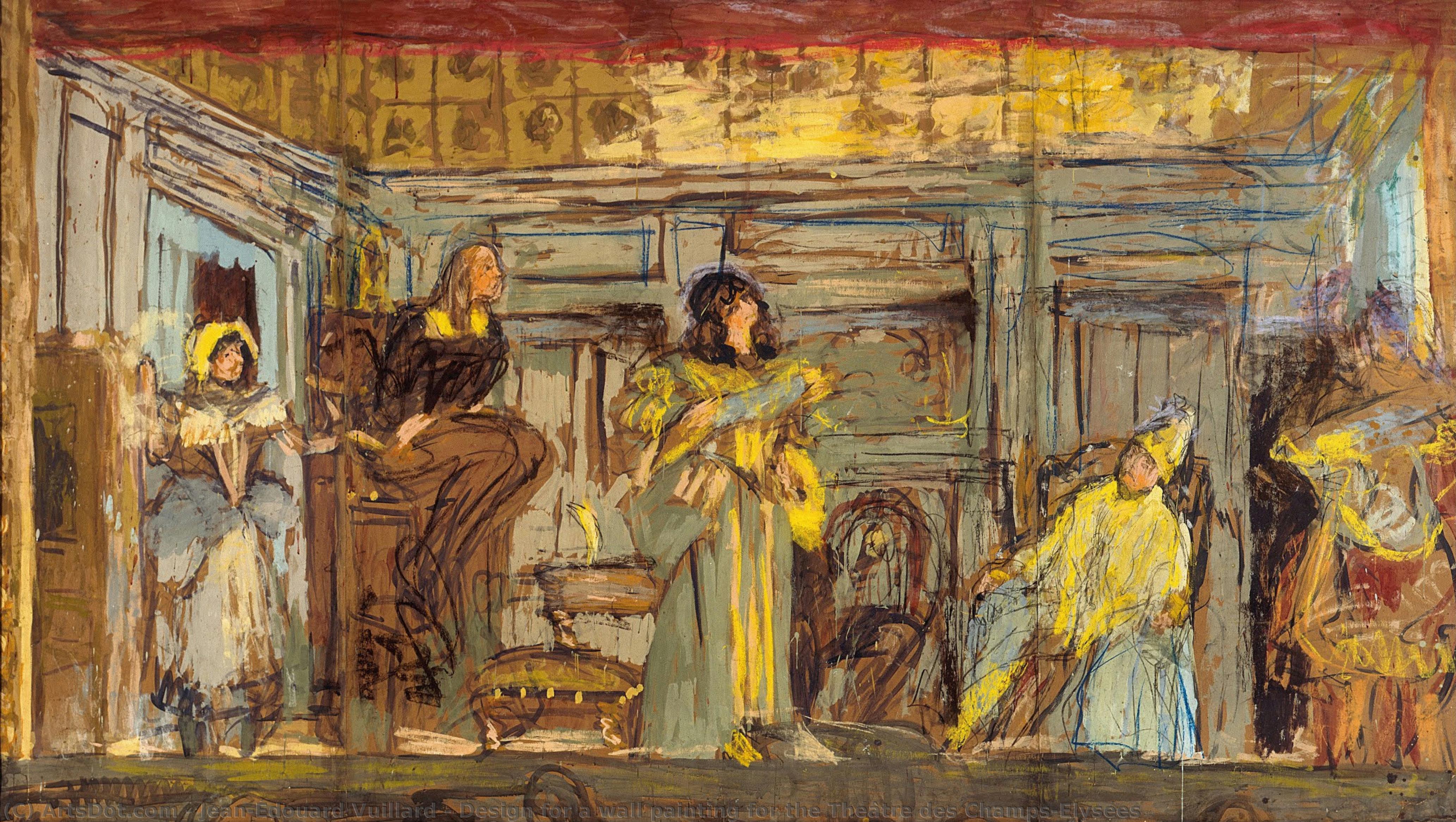 Entwurf Für Ein Wandgemälde Für Das Théâtre Des Champs-elysées — Jean-édouard Vuillard