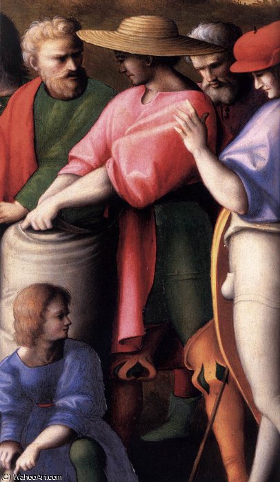 Scenes From The Story Of Joseph The Search For The Cup (detail) — Francesco D'ubertino Verdi (bacchiacca)