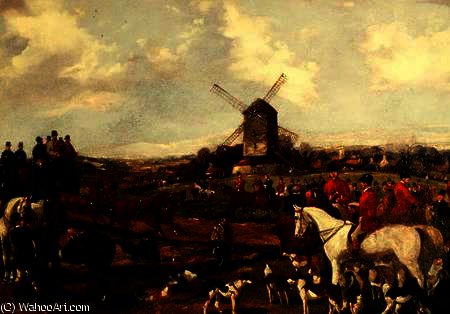 The Meet - The Hunt Assembling — Samuel Henry Gordon Alken