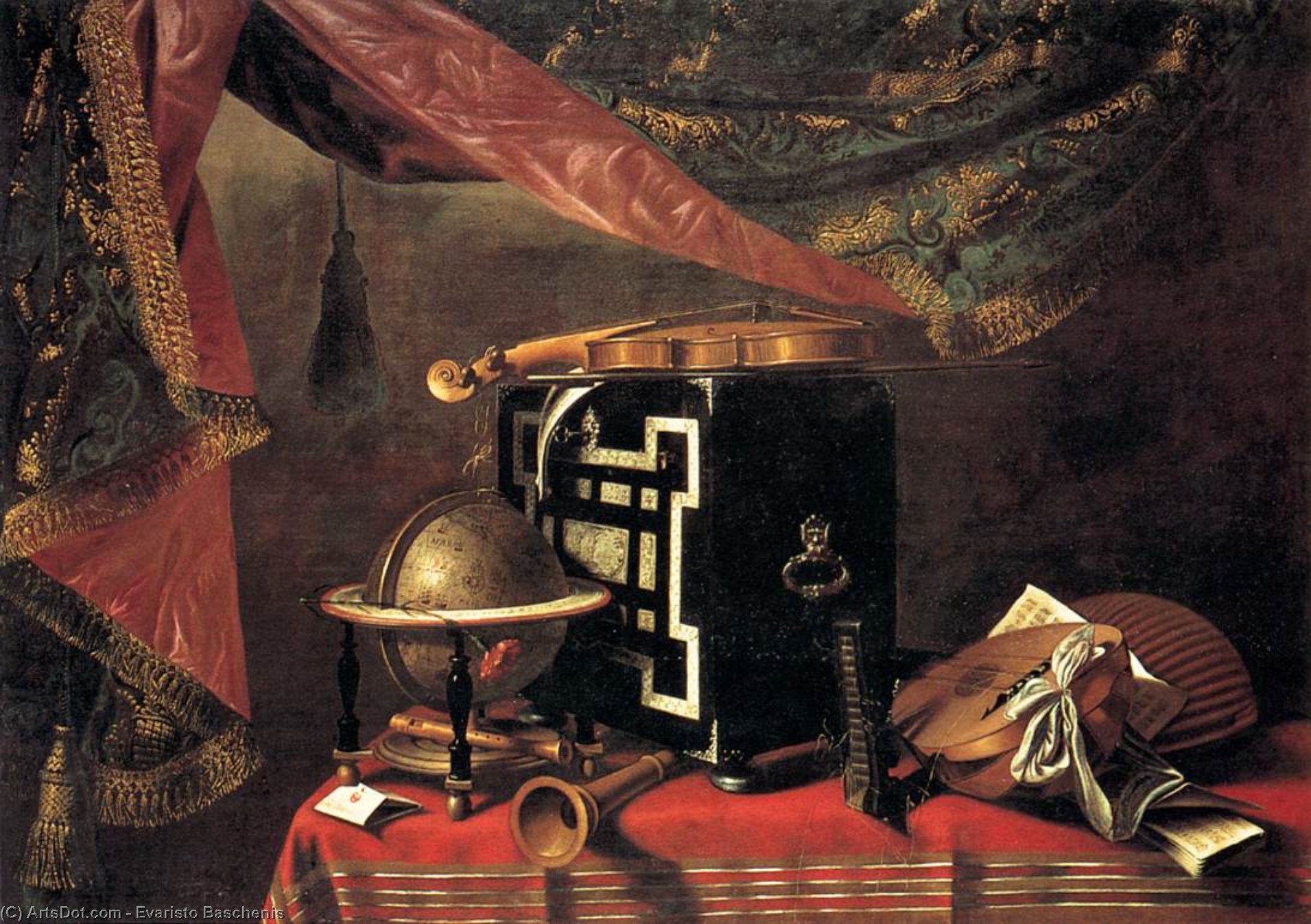 Still-life With Instruments — Evaristo Baschenis