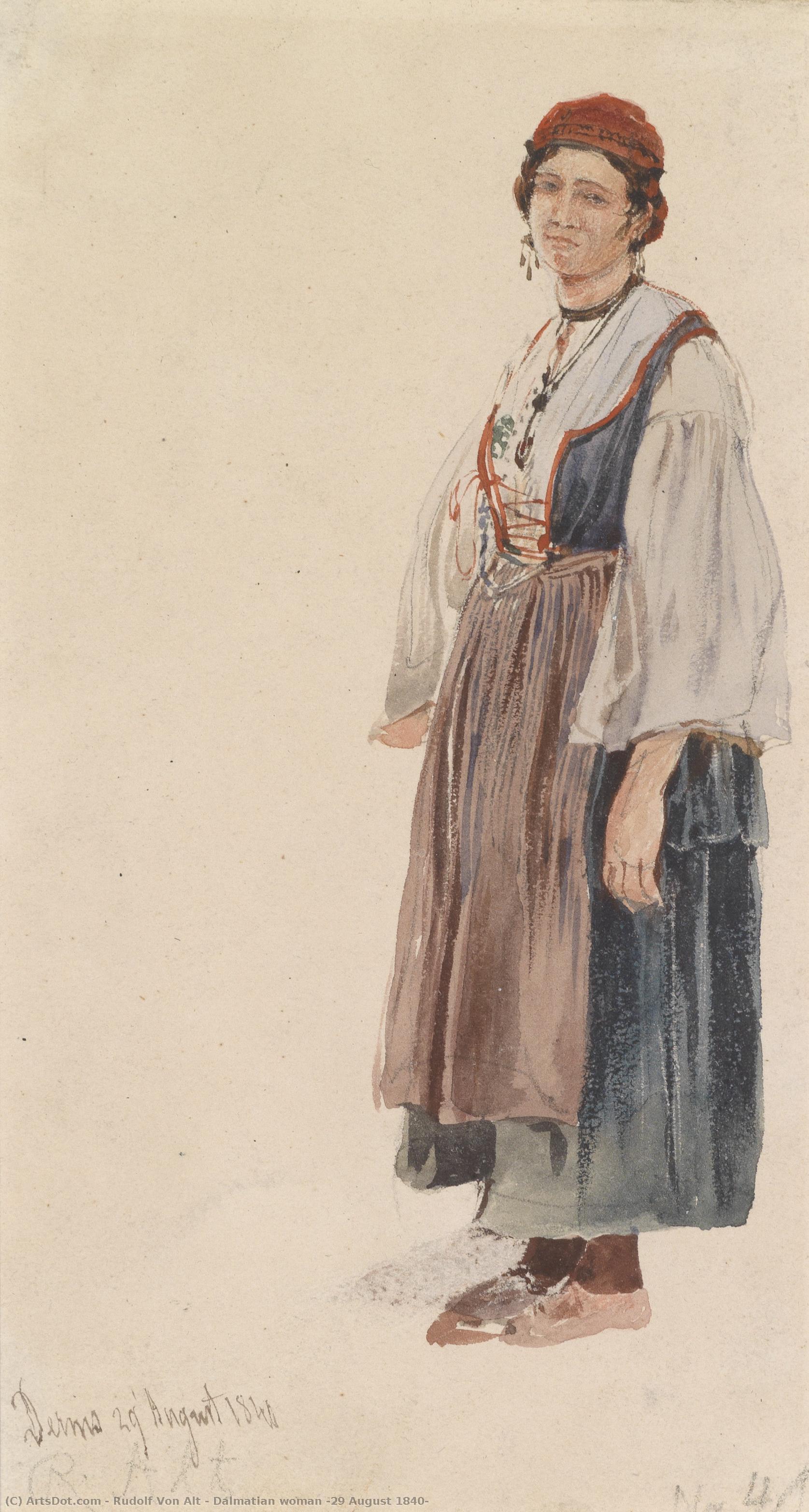 Dalmatian Woman (29 August 1840) — Rudolf Von Alt