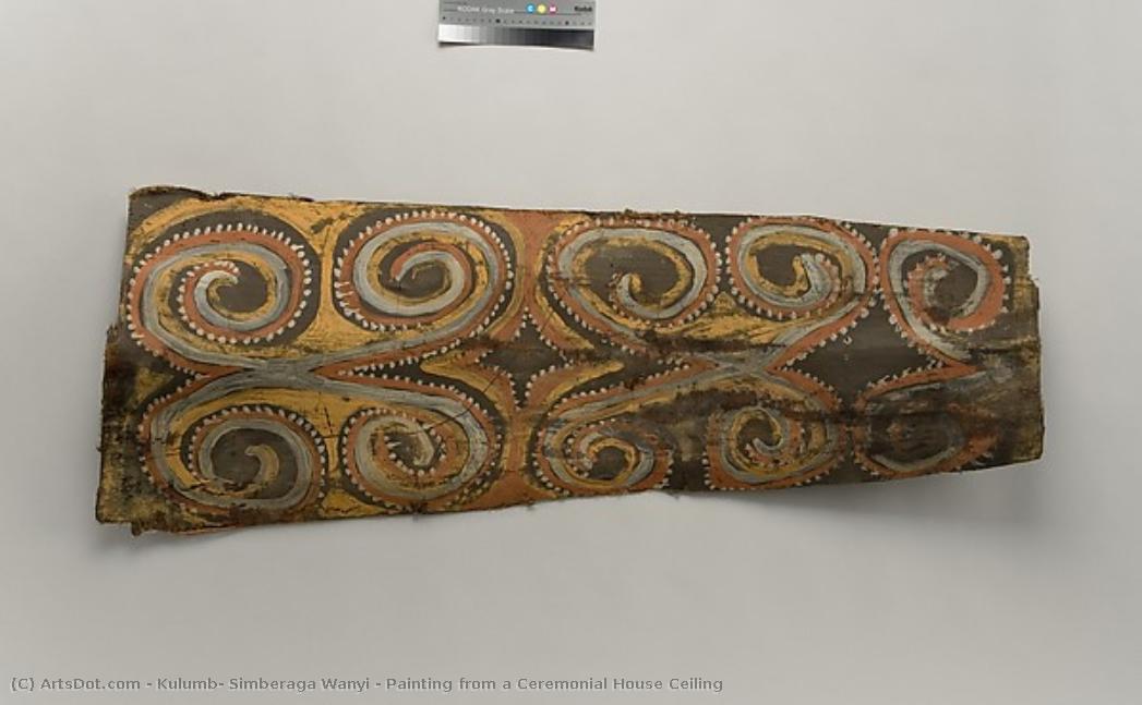 Painting From A Ceremonial House Ceiling — Kulumb, Simberaga Wanyi