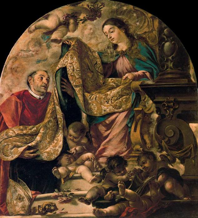 La Imposición De La Casulla A San Ildefonso — Juan De Valdés Leal