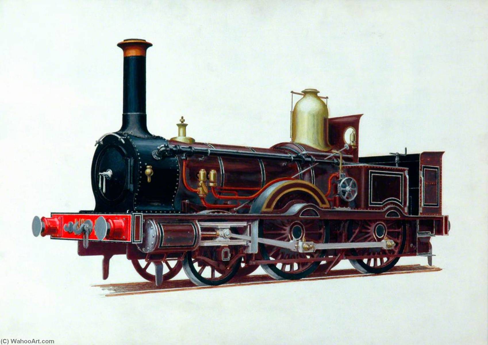 London And South Western Railway 2–4–0 Well Tank Locomotive — Henry Maurice Whitcombe