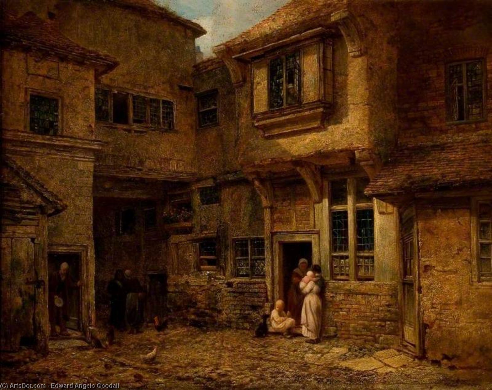 Old George Inn — Edward Angelo Goodall